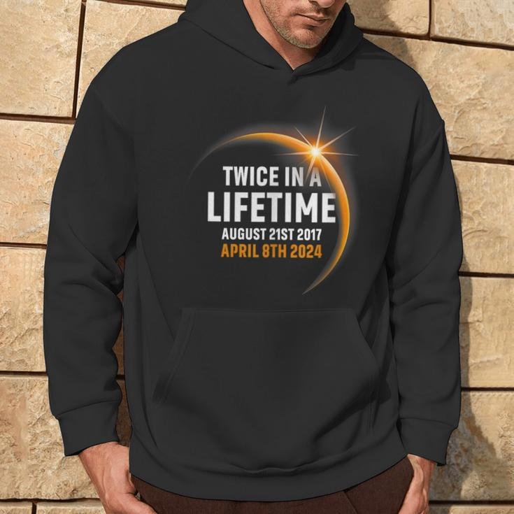 Twice In Lifetime Solar Eclipse 2024 2017 North America Hoodie Lifestyle
