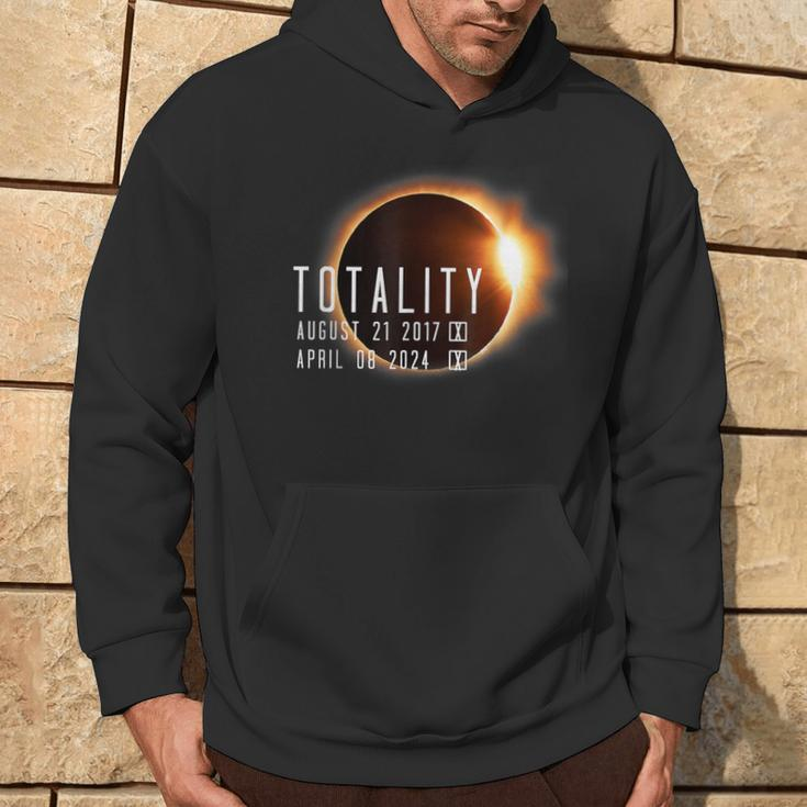 Twice In A Lifetime Totality Solar Eclipse 2017 & 2024 Hoodie Lifestyle