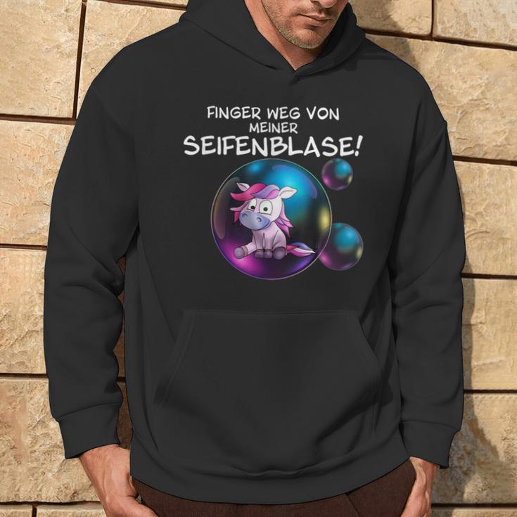 Unicorn Finger Weg Von Meiner Seifenblase S Hoodie Lebensstil