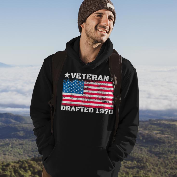 Us Military Veteran Drafted 1970 Vietnam War American Flag Hoodie Lifestyle