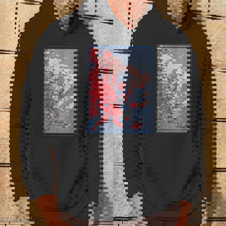 Vaporwave Aesthetic Japanese Cherry Blossom Hoodie Lifestyle