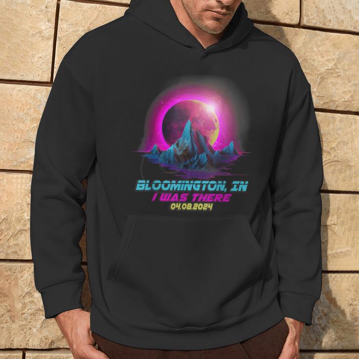 Vaporwave Total Solar Eclipse Bloomington Indiana In Hoodie Lifestyle