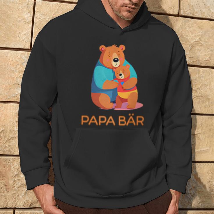 Vatertagater Sohn Tochter Sohn Papa Bär Kapuzenjacke Kapuzenpullover Lebensstil