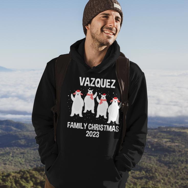 Vazquez Family Name Vazquez Family Christmas Hoodie Lifestyle