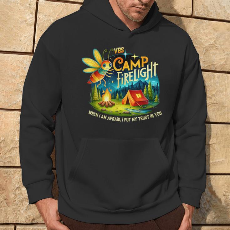 Vbs Camp Firework 2024 Camp Firelight Vacation Bible School Hoodie Lifestyle