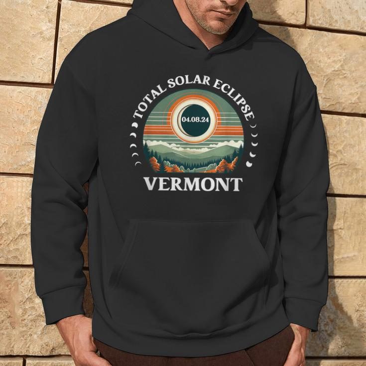 Vermont Eclipse 40824 America Total Solar Eclipse 2024 Hoodie Lifestyle