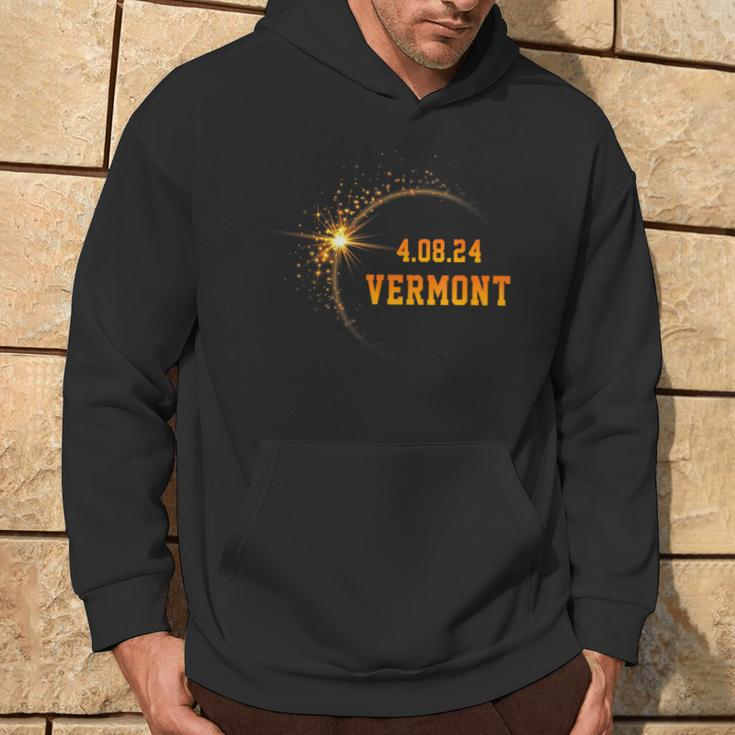 Vermont Of Usa Total Solar Eclipse April 8Th 2024 Hoodie Lifestyle