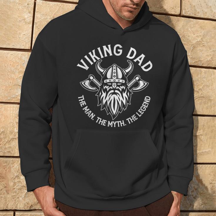 Viking Dad Lustiger Wikinger Nordische Mythologieatertag Papa Kapuzenpullover Lebensstil