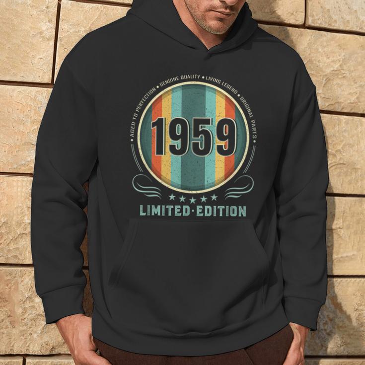 Vintage 1959 Limited Edition Bday 1959 Birthday Hoodie Lifestyle