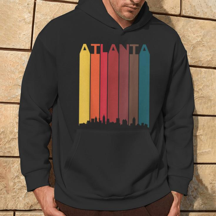 Vintage Atlanta Skyline Atlanta Vacation Retro Atlanta Pride Hoodie Lifestyle