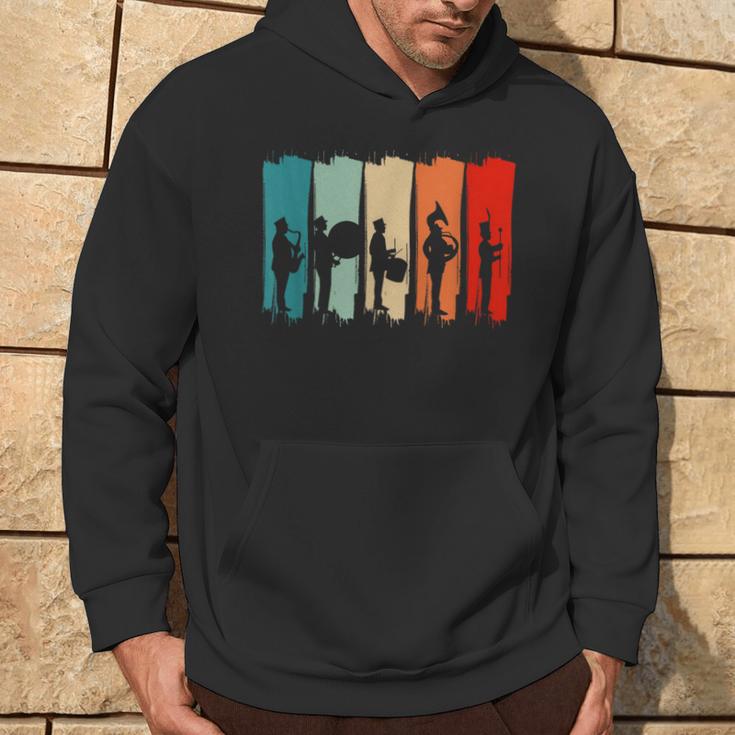 Vintage Band Instruments Band Member Marching Band Hoodie Lifestyle