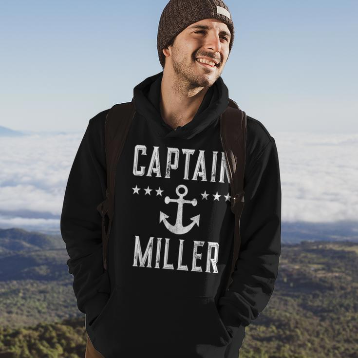 Vintage Captain Miller Family Cruise Lake Boat Hoodie Lifestyle