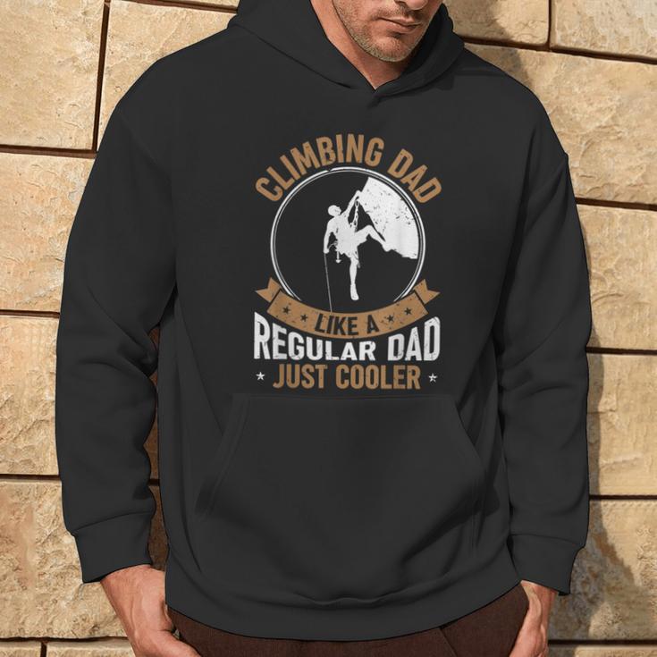 Vintage Climbing Dad Bouldering Climber Rock Climbing Dad Kapuzenpullover Lebensstil