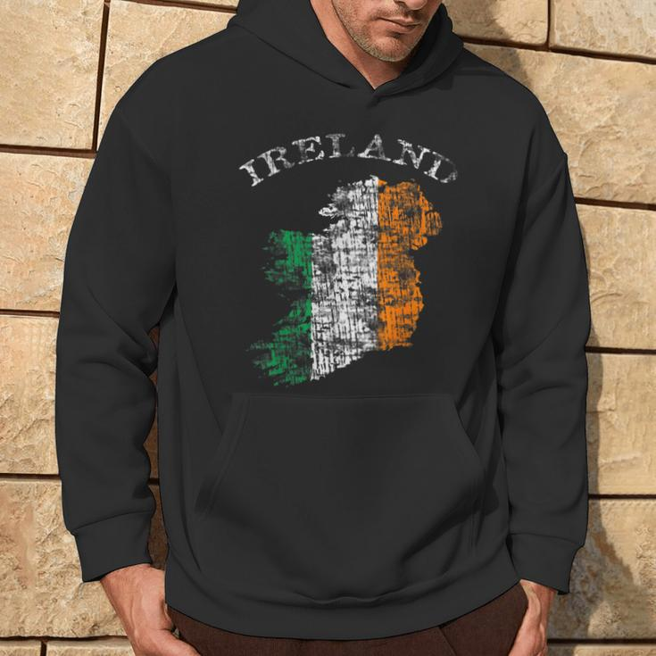 Vintage Ireland Irish Flag Hoodie Lebensstil