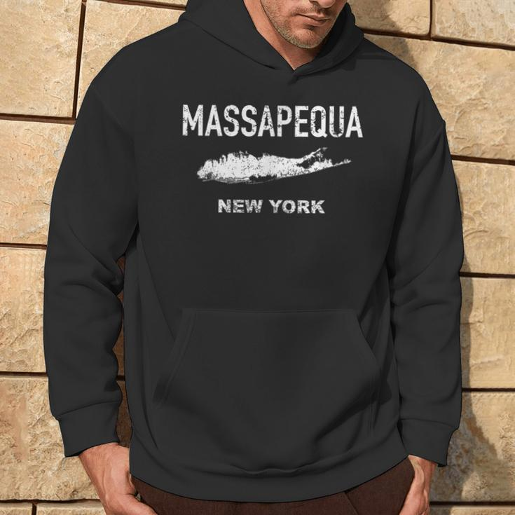 Vintage Massapequa Long Island New York Hoodie Lifestyle