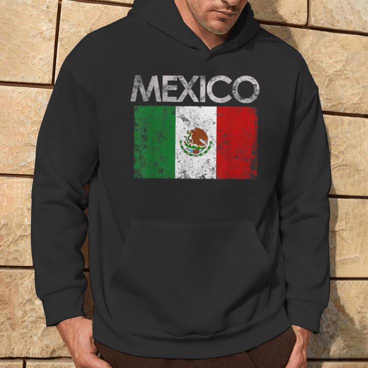 Vintage Mexico Mexican Flag Pride Hoodie Lifestyle