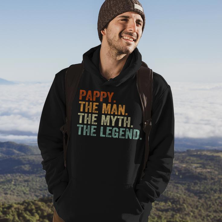 Vintage Pappy The Man The Myth The Legend Father's Day Hoodie Lifestyle