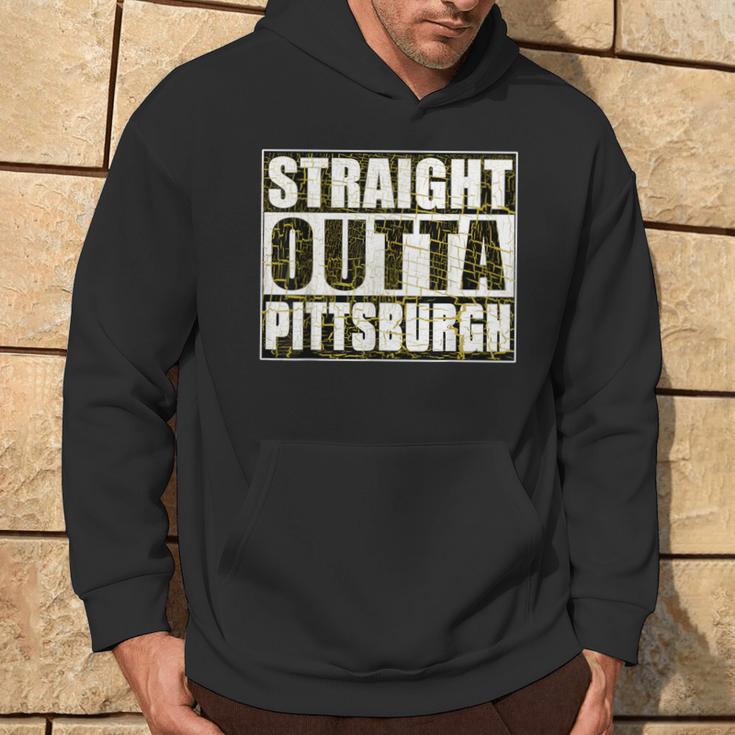 Vintage Pittsburgh Straight Outta Pittsburgh Hometown Pride Hoodie Lifestyle