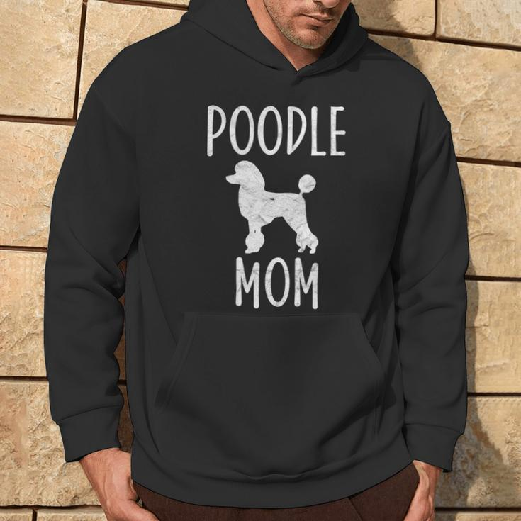 Vintage Poodle Mom Dog Owner Poodle Mother Hoodie Lifestyle