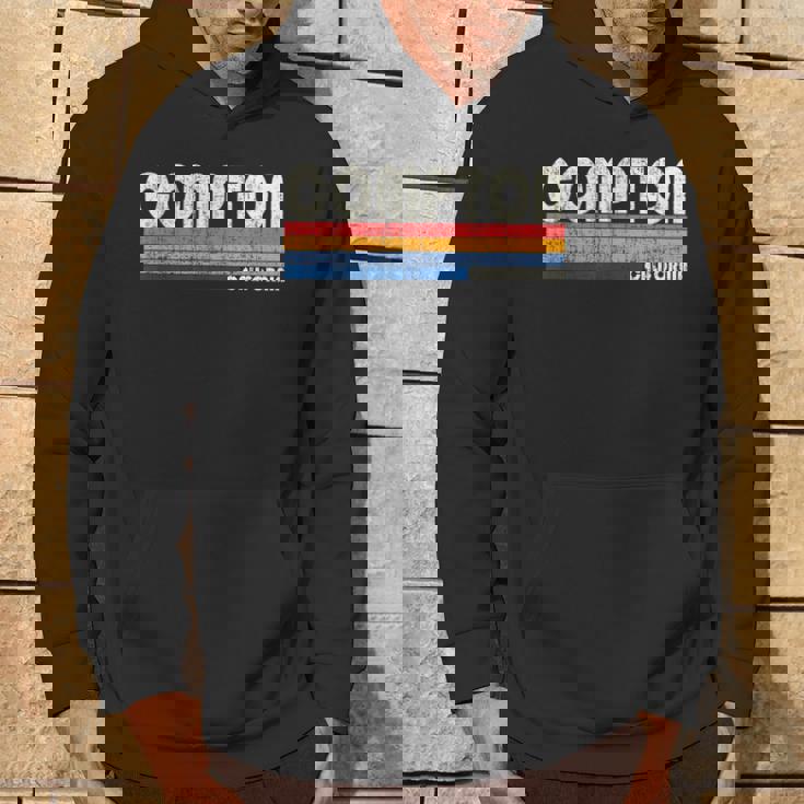 Vintage Retro 70S 80S Style Hometown Of Compton Ca Hoodie Lifestyle