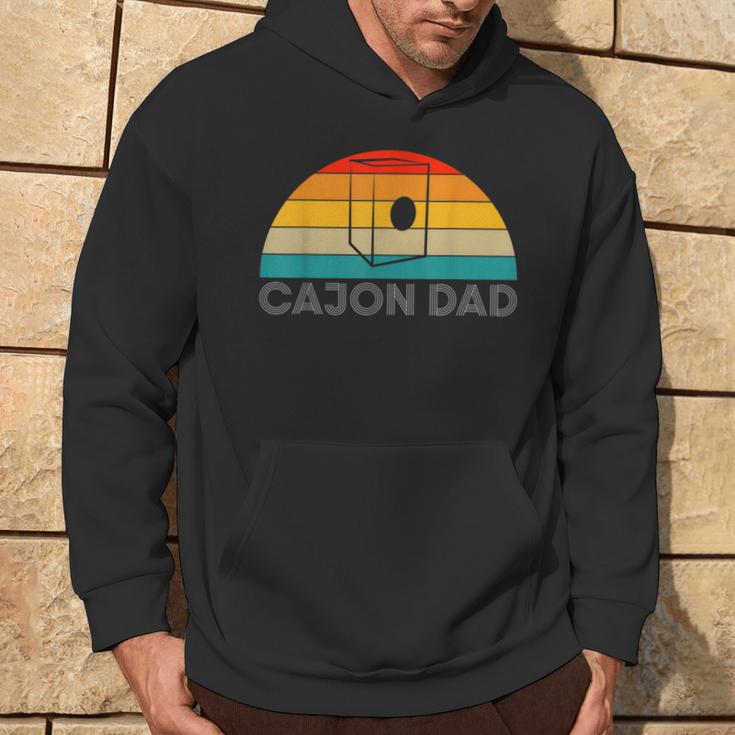 Vintage Retro Cajon Dadater Papaatertag Kapuzenpullover Lebensstil