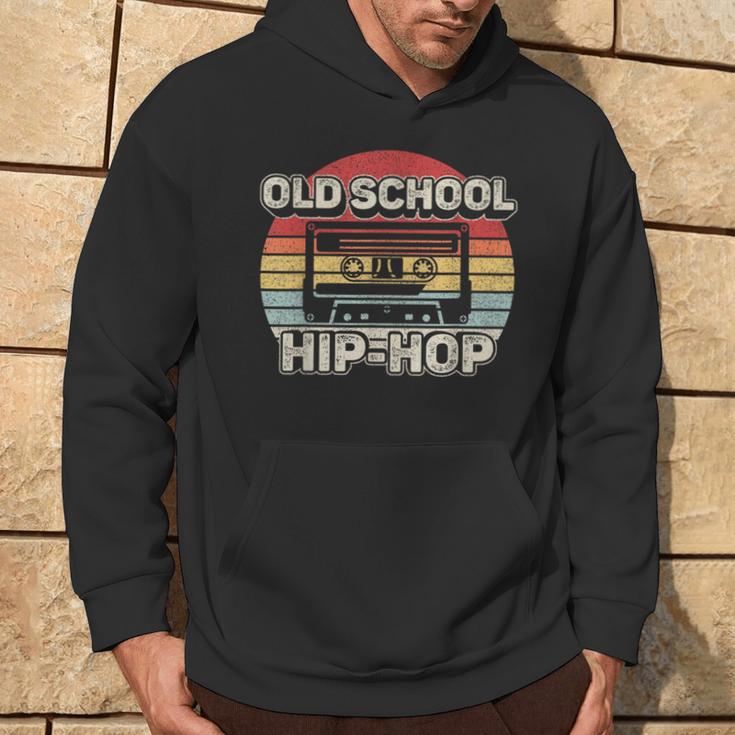 Vintage Retro Old School Hip Hop 80S 90S Cassette Music Hoodie Lifestyle