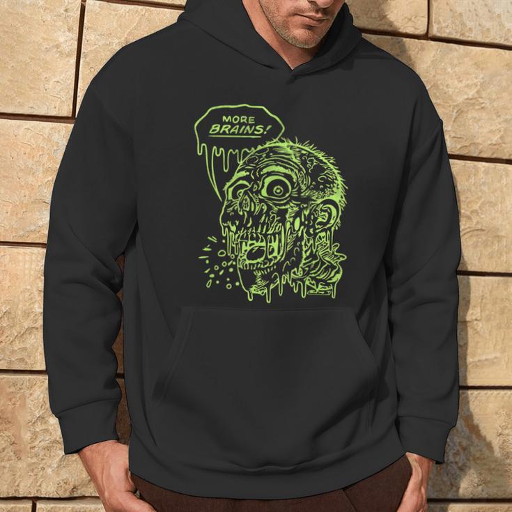 Vintage Scary Movie Graphic Horror Zombie Movie Hoodie Lifestyle