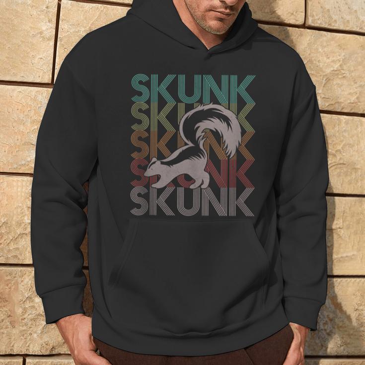 Vintage Skunk Retro 70S 80S Skunk Hoodie Lifestyle