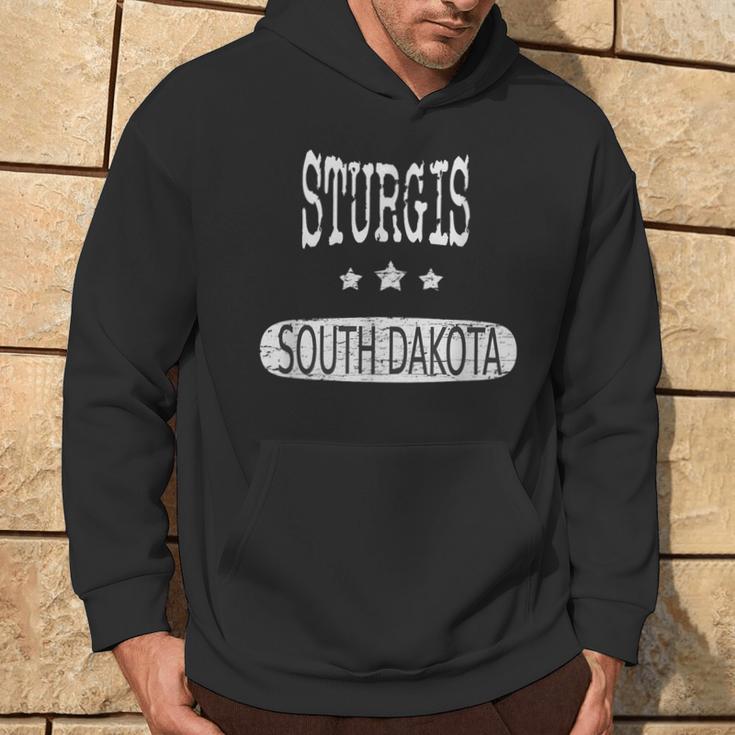 Vintage Sturgis South Dakota Hoodie Lifestyle