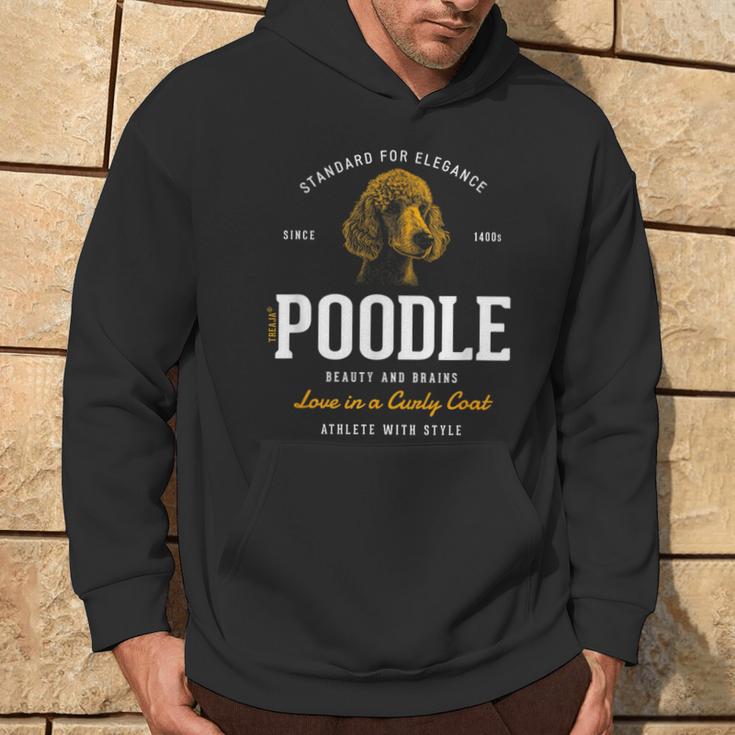 Vintage Style Retro Poodle Hoodie Lebensstil