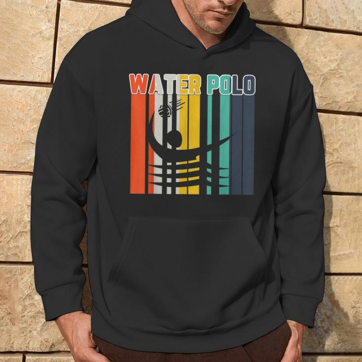 Vintage Style Water Polo Silhouette Water Polo Hoodie Lifestyle