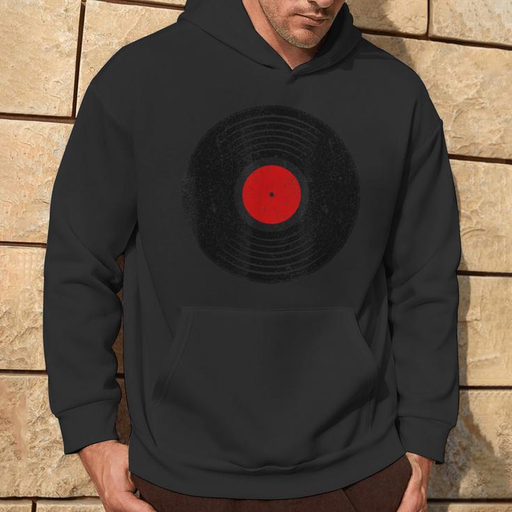 Vintage Vinyl Turntable Record Collector Dj Retro Birthday Hoodie Lifestyle