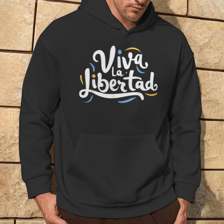 Viva La Libertad Javier Milei Hoodie Lebensstil