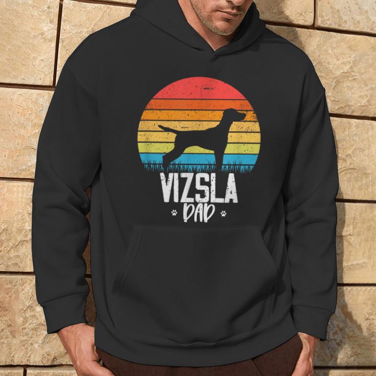 Vizsla Hund Papa Papa Für Eltern Kapuzenpullover Lebensstil