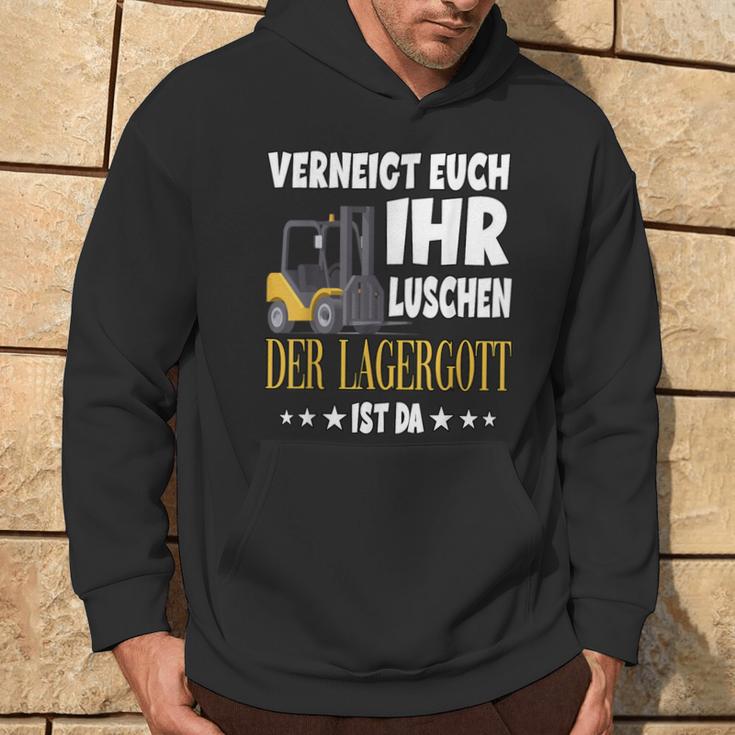 Vneigt Euch Ihr Luschen Der Lagergott Ist Da S Kapuzenpullover Lebensstil