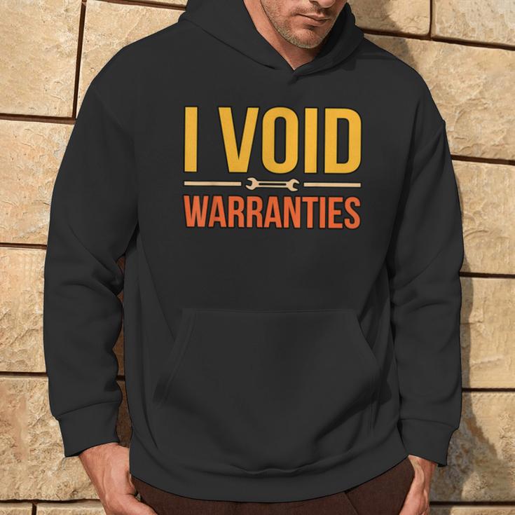 I Void Warranties Car Mechanic Auto Mechanics Work Graphic Hoodie Lifestyle