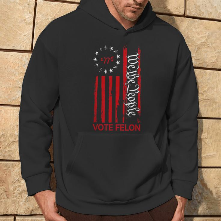 Vote Felon Trump 2024 45 And 47 Voting For The Felon Hoodie Lifestyle