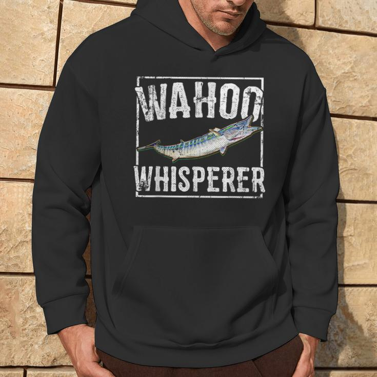 Wahoo Whisperer Deep Sea Fishing Hoodie Lifestyle