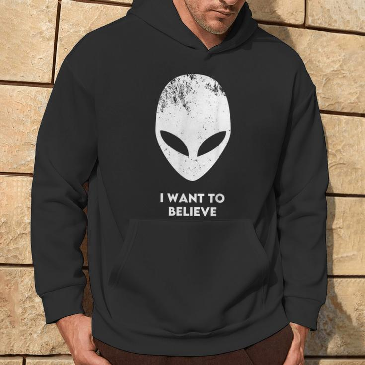 I Want To Believe Alien Alien Alien Hoodie Lebensstil