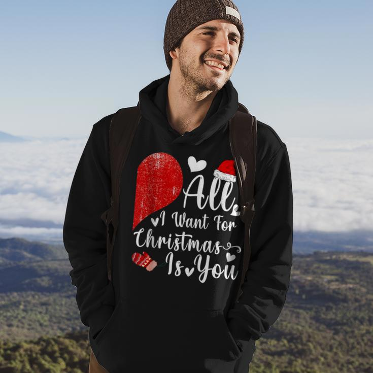 All I Want For Christmas Is You Couples Christmas Hoodie Lifestyle
