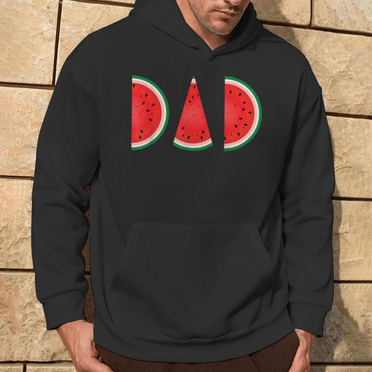 Watermelon Dad Father's Day Graphic Dad Hoodie Lifestyle