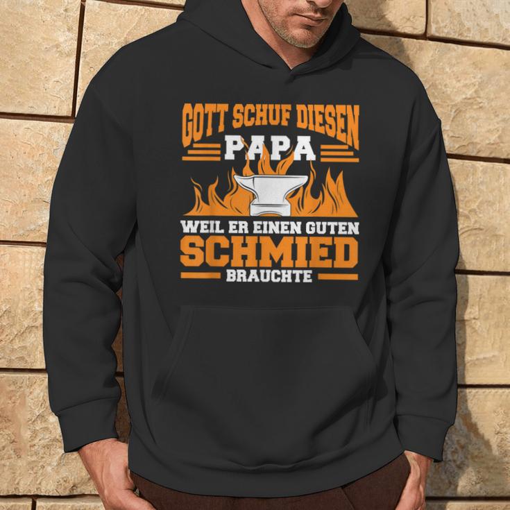 Weapon Schmied Papa Schmiedekunst Forging Hammer Kapuzenpullover Lebensstil