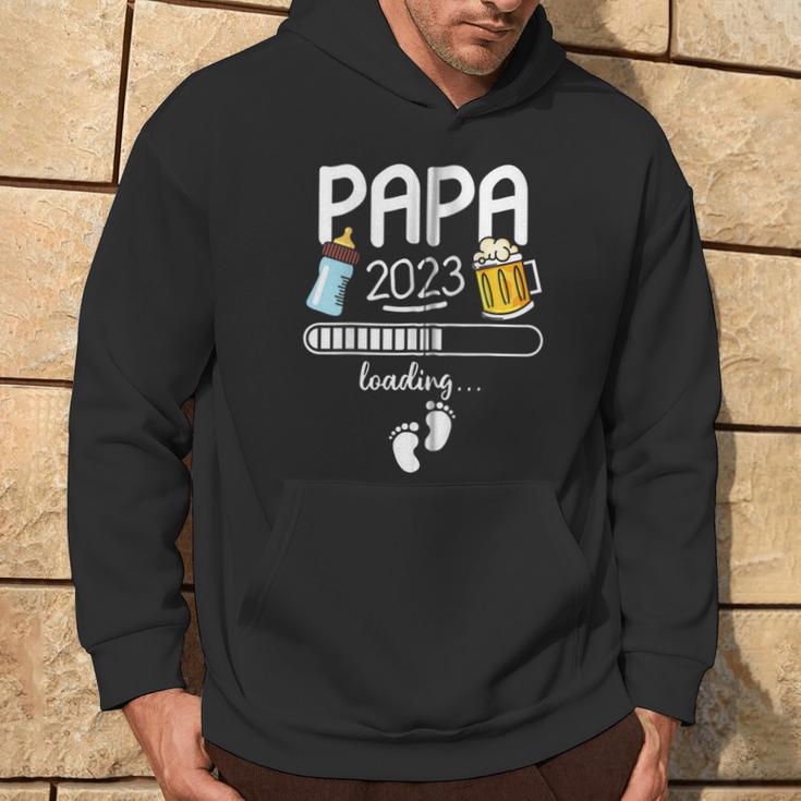 Werdende Papa Geschenk Für Werdendeater Papa 2023 Loading Kapuzenjacke Kapuzenpullover Lebensstil