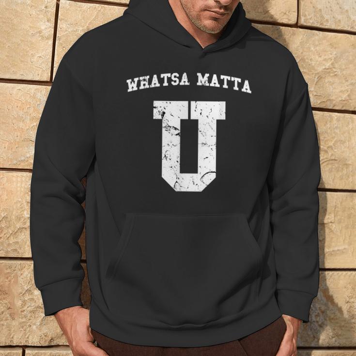 Whatsamatta U Fake College University Jersey Hoodie Lifestyle