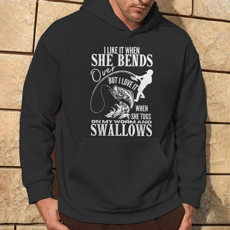 I Like It When She Bends Over Fishing Dad Fathers Day Hoodie Lifestyle