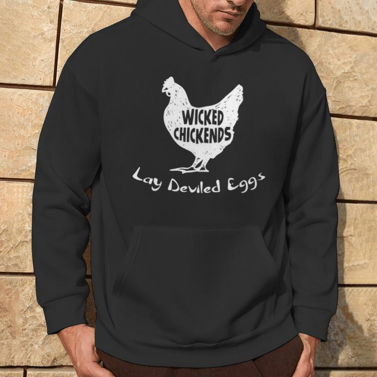 Wicked Chickends Lay Deviled Eggs Hoodie Lifestyle