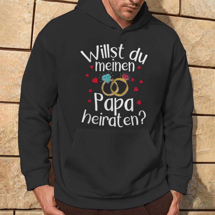 Willst Du Meinen Papa Marrieaten Wedding Marriage Proposal Kapuzenpullover Lebensstil