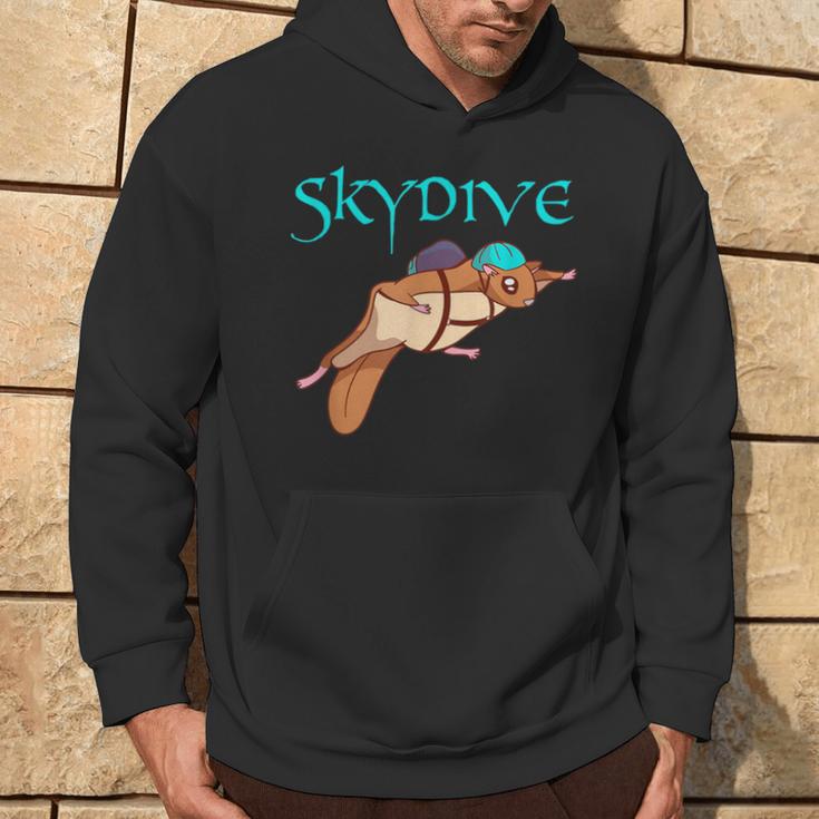 Wingsuit Flying Squirrel Skydiver Hoodie Lifestyle