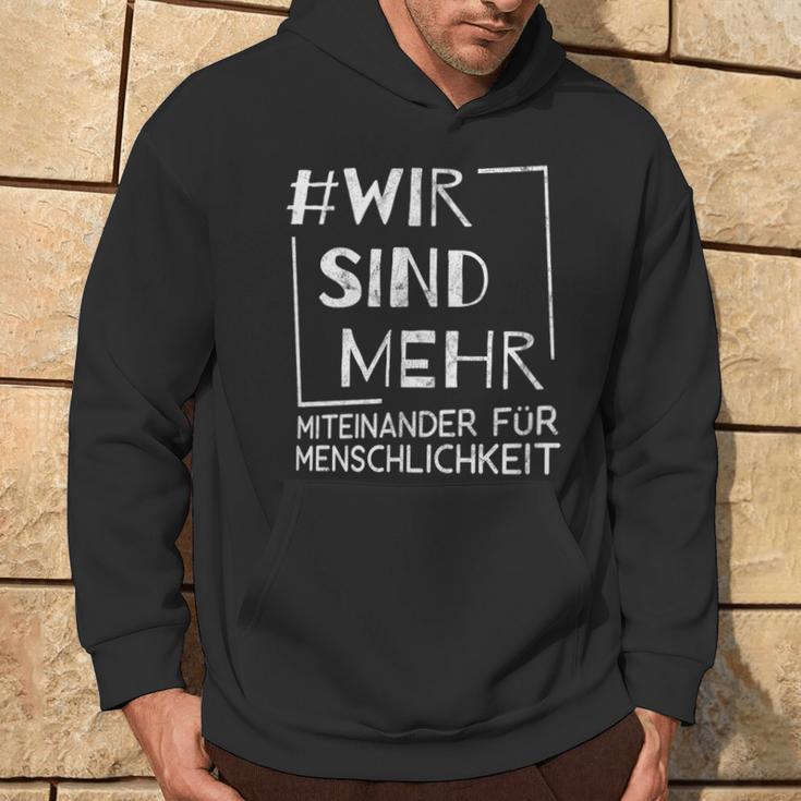 Wirsind Mehr Miteinander Für Menschheit Anti-Hass Hoodie Lebensstil