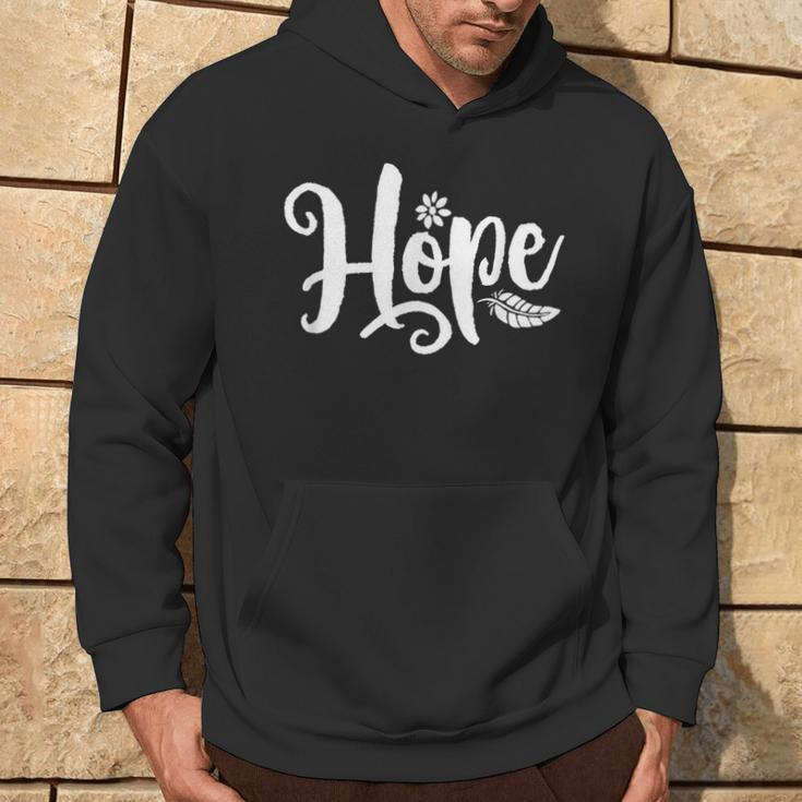 Word That Say Hope Cursive Calligraphy Font Cool Inspiring Hoodie Lifestyle
